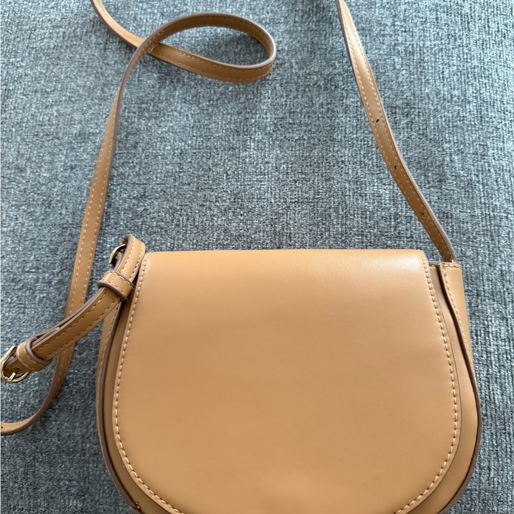 A New Day Tan Crossbody Bag with Adjustable Strap
